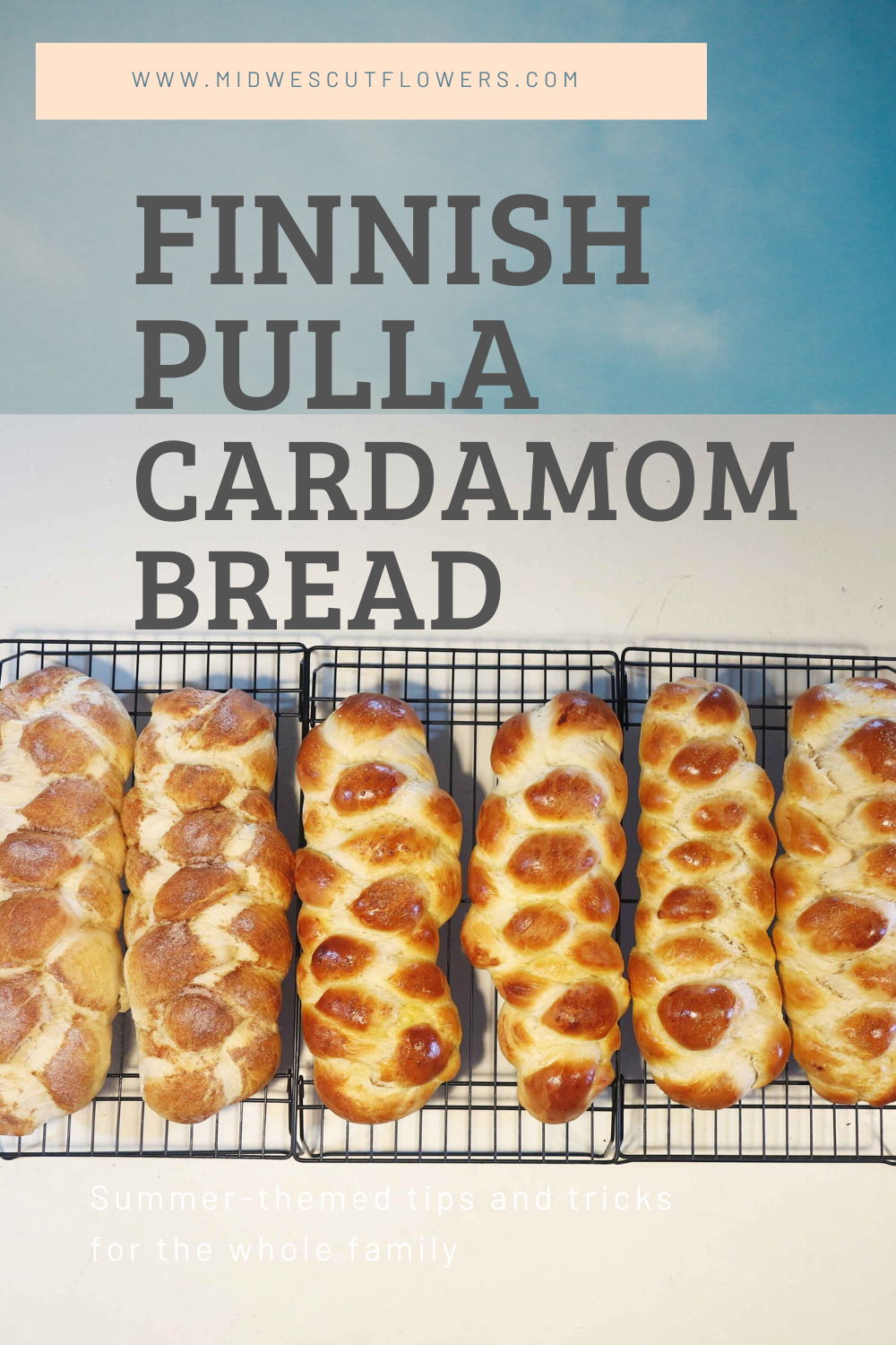 Finnish Pulla Cardamom Bread