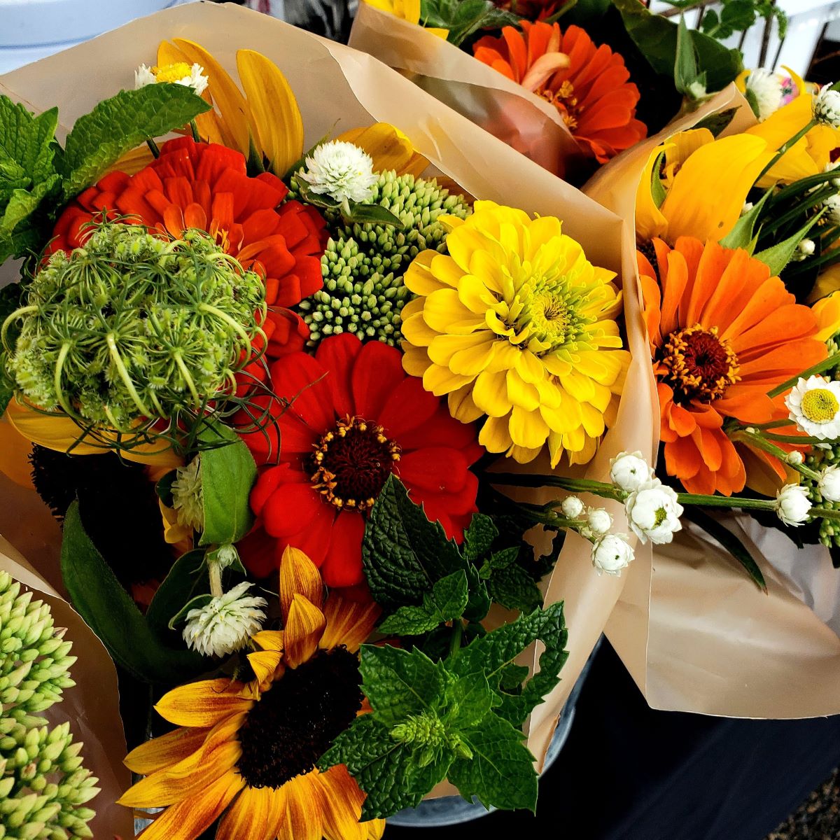 Farmers market flowers / locally grown flowers / week 34